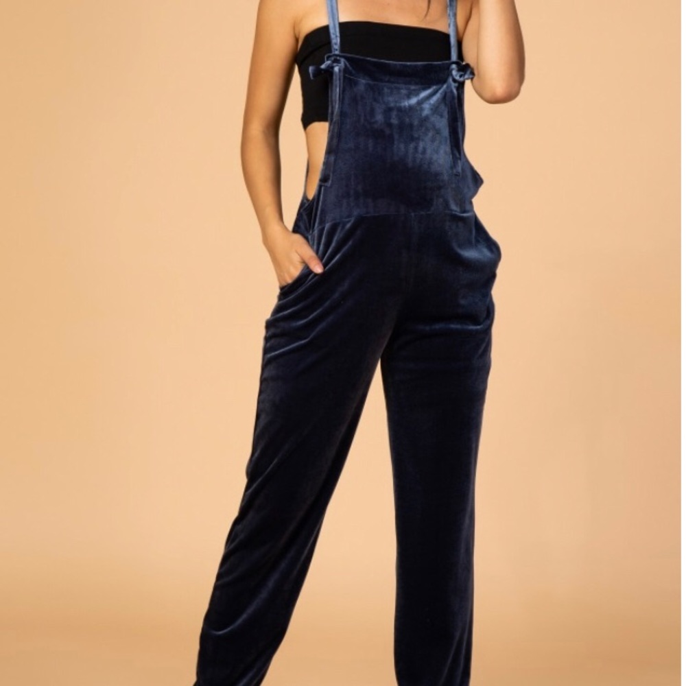Waverleigh Navy Blue Maternity Overalls